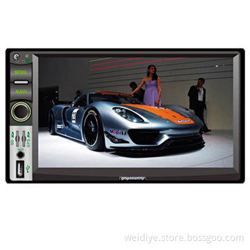 Dashboard 2DIN Car Radio Player with GPS iPod Mirror Link, Bluetooth Steering Wheel Controls